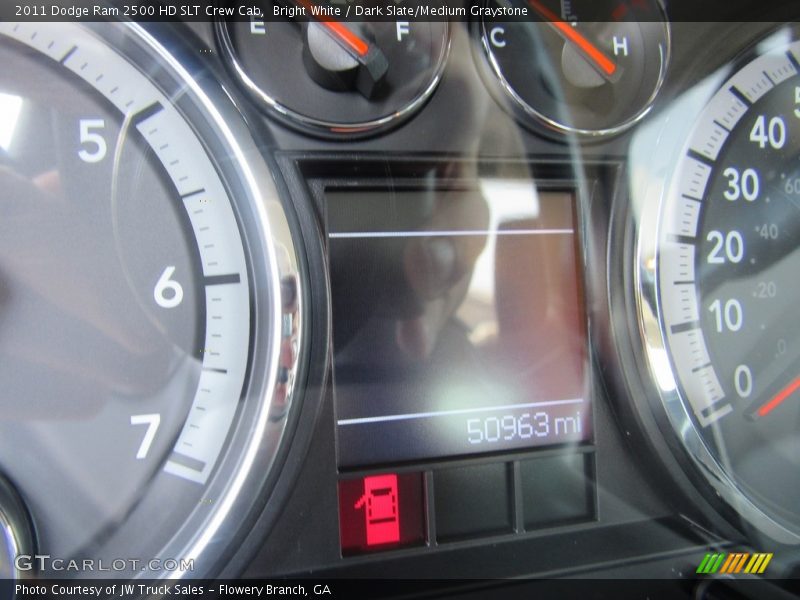 Bright White / Dark Slate/Medium Graystone 2011 Dodge Ram 2500 HD SLT Crew Cab