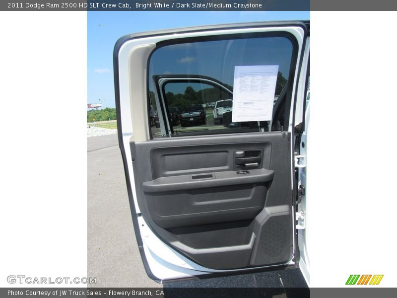 Bright White / Dark Slate/Medium Graystone 2011 Dodge Ram 2500 HD SLT Crew Cab