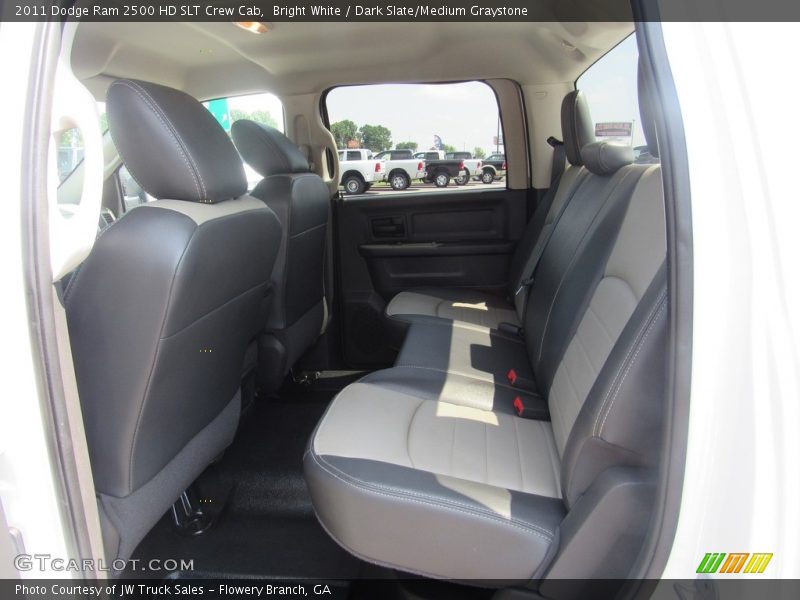 Rear Seat of 2011 Ram 2500 HD SLT Crew Cab
