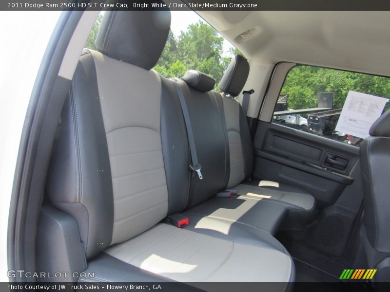 Rear Seat of 2011 Ram 2500 HD SLT Crew Cab