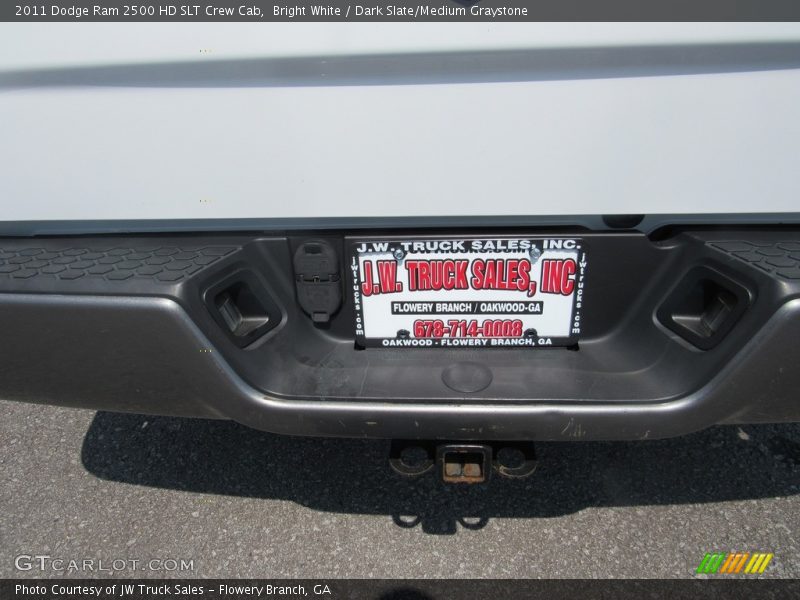 Bright White / Dark Slate/Medium Graystone 2011 Dodge Ram 2500 HD SLT Crew Cab