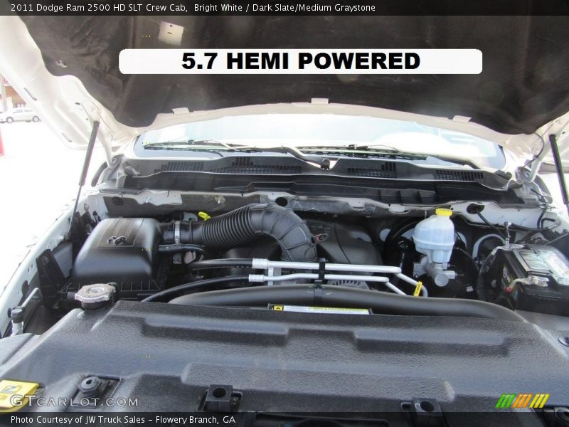 Bright White / Dark Slate/Medium Graystone 2011 Dodge Ram 2500 HD SLT Crew Cab