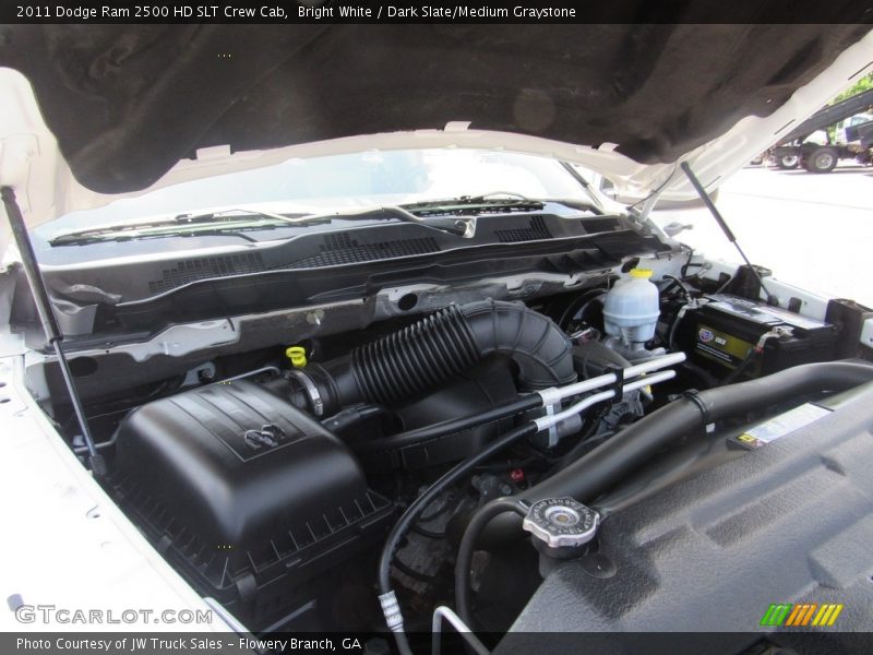 Bright White / Dark Slate/Medium Graystone 2011 Dodge Ram 2500 HD SLT Crew Cab