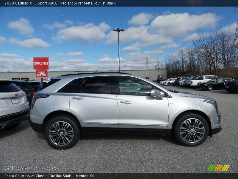 Radiant Silver Metallic / Jet Black 2020 Cadillac XT5 Sport AWD