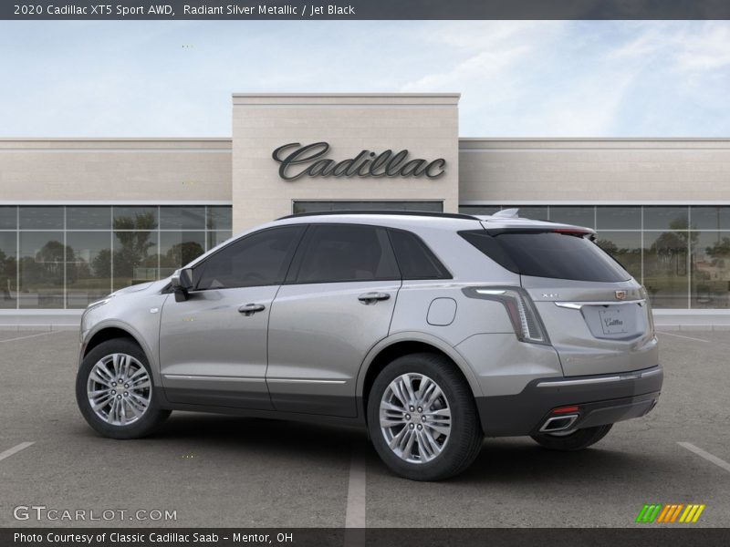 Radiant Silver Metallic / Jet Black 2020 Cadillac XT5 Sport AWD