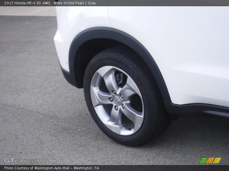 White Orchid Pearl / Gray 2017 Honda HR-V EX AWD