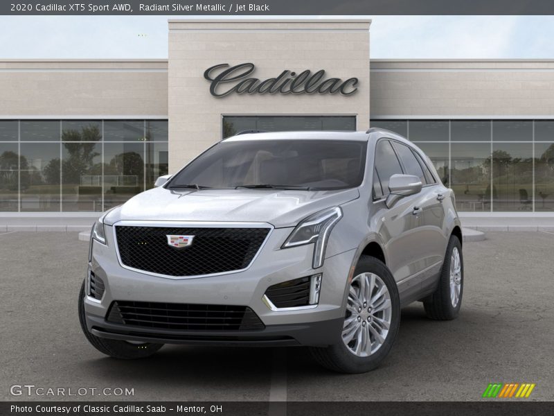 Radiant Silver Metallic / Jet Black 2020 Cadillac XT5 Sport AWD