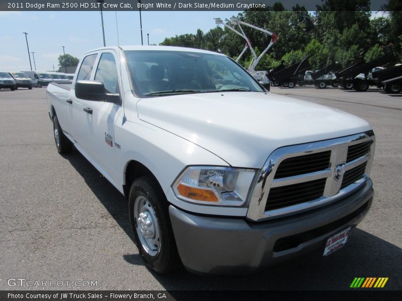 Bright White / Dark Slate/Medium Graystone 2011 Dodge Ram 2500 HD SLT Crew Cab