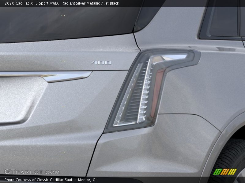 Radiant Silver Metallic / Jet Black 2020 Cadillac XT5 Sport AWD