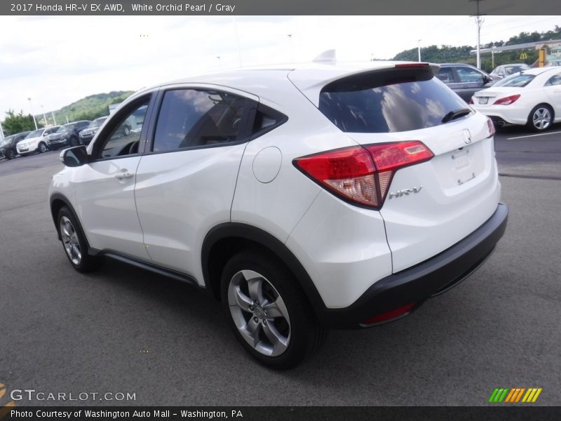 White Orchid Pearl / Gray 2017 Honda HR-V EX AWD