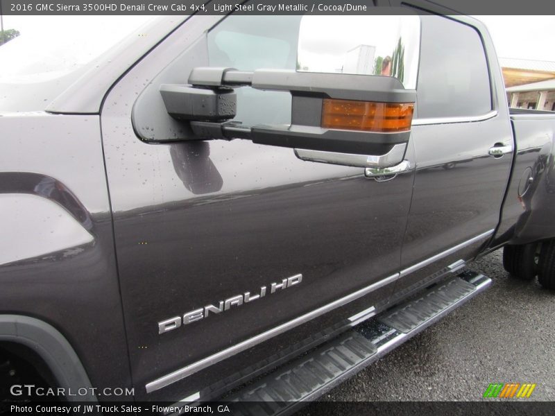 Light Steel Gray Metallic / Cocoa/Dune 2016 GMC Sierra 3500HD Denali Crew Cab 4x4