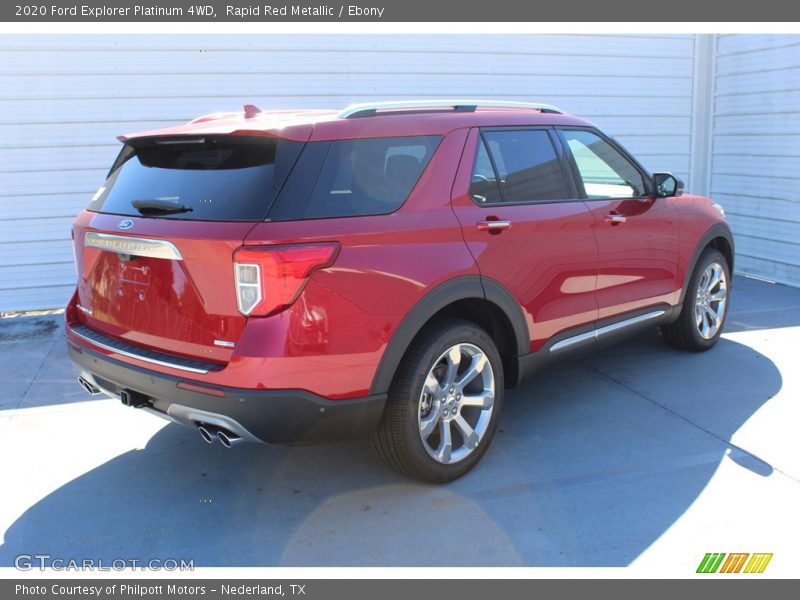 Rapid Red Metallic / Ebony 2020 Ford Explorer Platinum 4WD