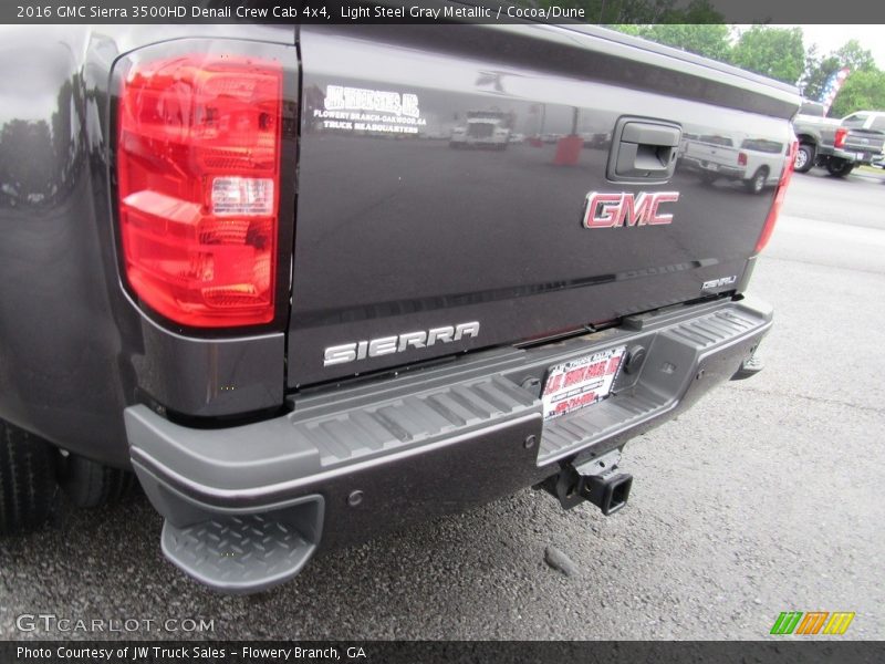 Light Steel Gray Metallic / Cocoa/Dune 2016 GMC Sierra 3500HD Denali Crew Cab 4x4