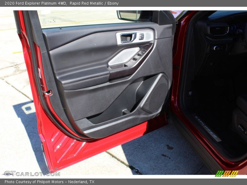Rapid Red Metallic / Ebony 2020 Ford Explorer Platinum 4WD