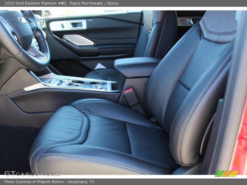 Rapid Red Metallic / Ebony 2020 Ford Explorer Platinum 4WD