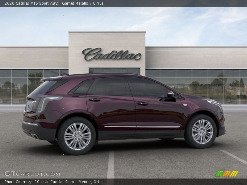 Garnet Metallic / Cirrus 2020 Cadillac XT5 Sport AWD