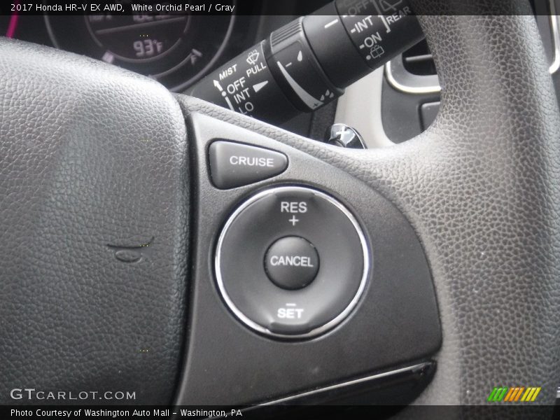 White Orchid Pearl / Gray 2017 Honda HR-V EX AWD