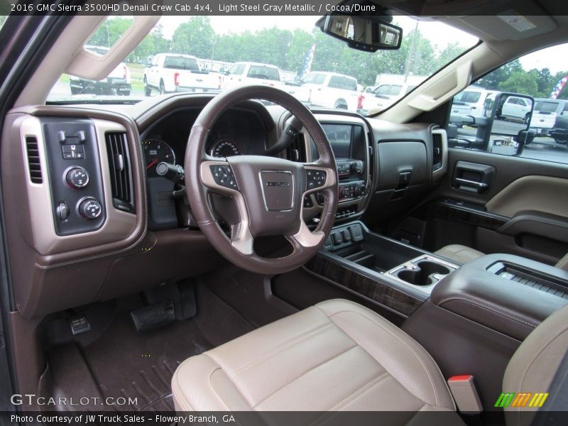 Cocoa/Dune Interior - 2016 Sierra 3500HD Denali Crew Cab 4x4 