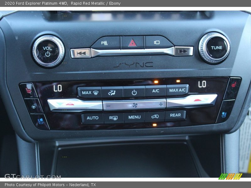 Rapid Red Metallic / Ebony 2020 Ford Explorer Platinum 4WD