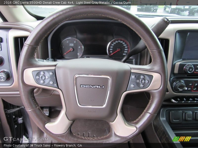 2016 Sierra 3500HD Denali Crew Cab 4x4 Steering Wheel
