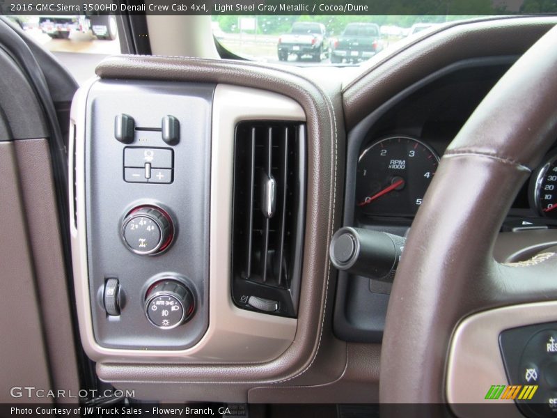 Controls of 2016 Sierra 3500HD Denali Crew Cab 4x4