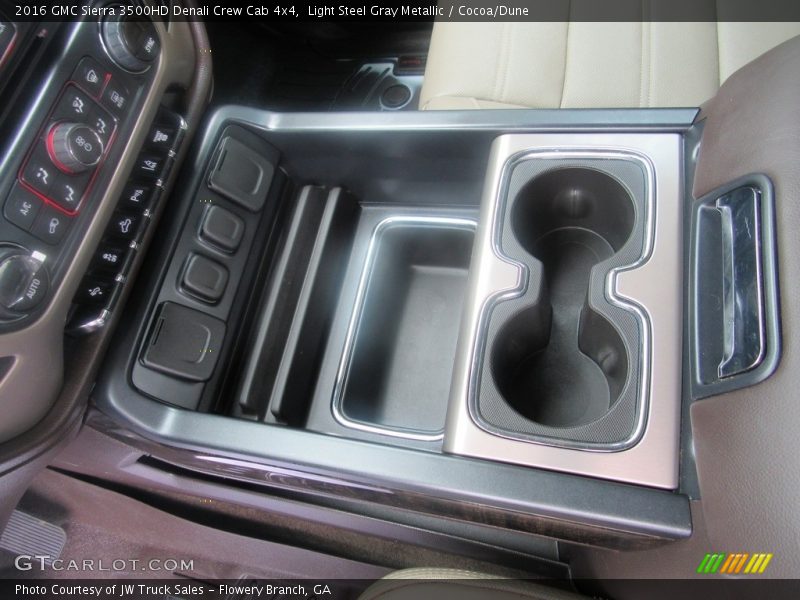Light Steel Gray Metallic / Cocoa/Dune 2016 GMC Sierra 3500HD Denali Crew Cab 4x4