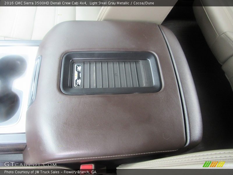 Light Steel Gray Metallic / Cocoa/Dune 2016 GMC Sierra 3500HD Denali Crew Cab 4x4