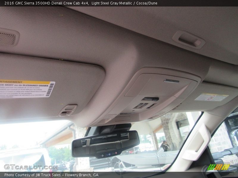 Light Steel Gray Metallic / Cocoa/Dune 2016 GMC Sierra 3500HD Denali Crew Cab 4x4