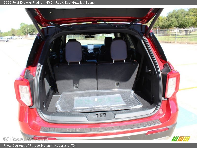 Rapid Red Metallic / Ebony 2020 Ford Explorer Platinum 4WD