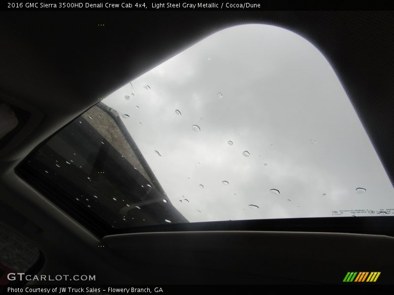 Light Steel Gray Metallic / Cocoa/Dune 2016 GMC Sierra 3500HD Denali Crew Cab 4x4