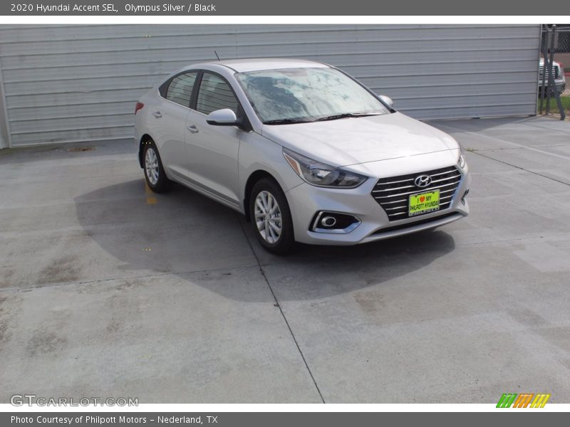 Olympus Silver / Black 2020 Hyundai Accent SEL