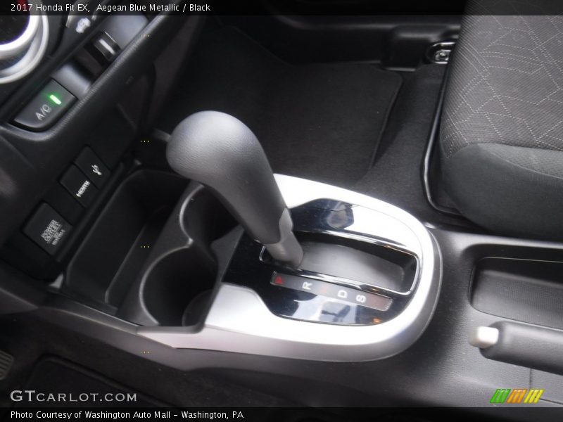 Aegean Blue Metallic / Black 2017 Honda Fit EX
