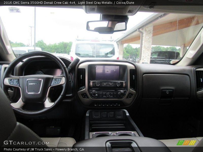 Light Steel Gray Metallic / Cocoa/Dune 2016 GMC Sierra 3500HD Denali Crew Cab 4x4