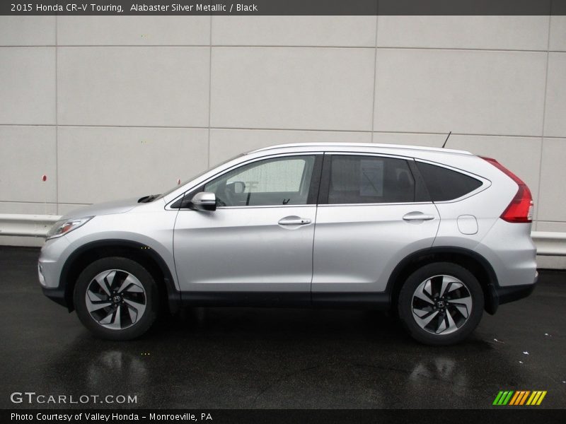 Alabaster Silver Metallic / Black 2015 Honda CR-V Touring