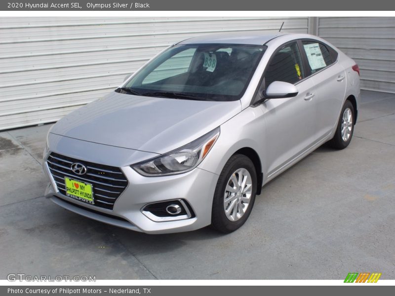 Olympus Silver / Black 2020 Hyundai Accent SEL