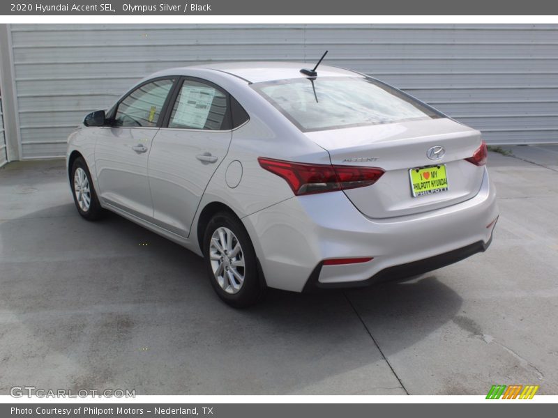 Olympus Silver / Black 2020 Hyundai Accent SEL