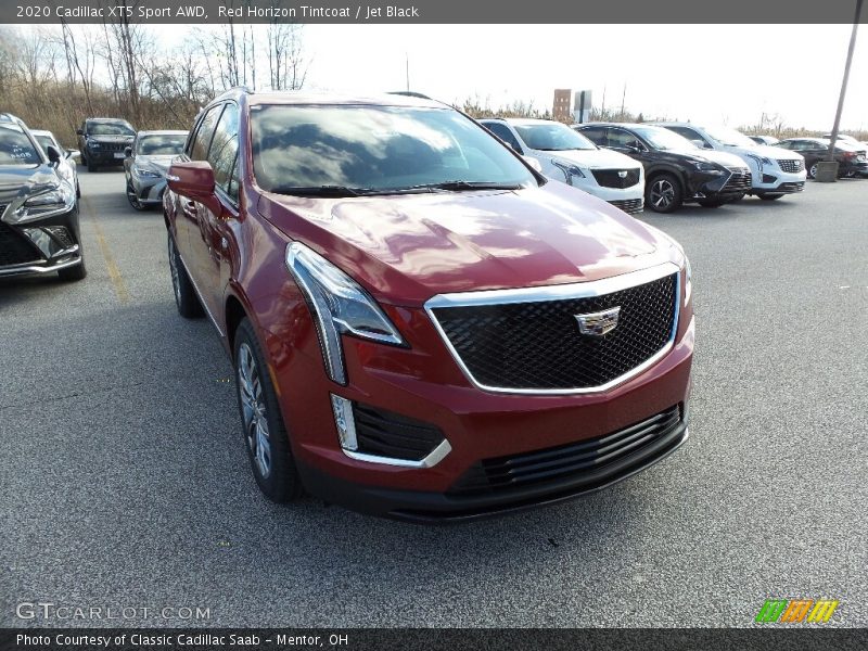 Red Horizon Tintcoat / Jet Black 2020 Cadillac XT5 Sport AWD