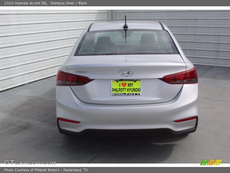 Olympus Silver / Black 2020 Hyundai Accent SEL