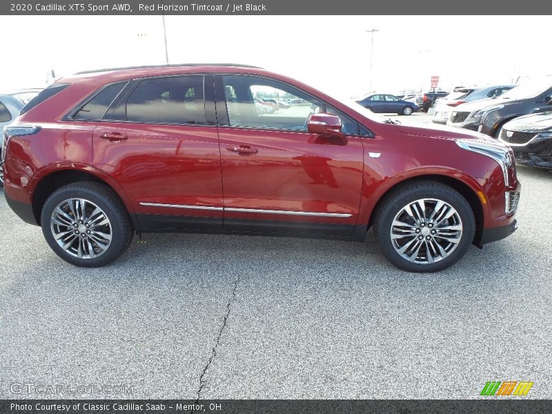 Red Horizon Tintcoat / Jet Black 2020 Cadillac XT5 Sport AWD