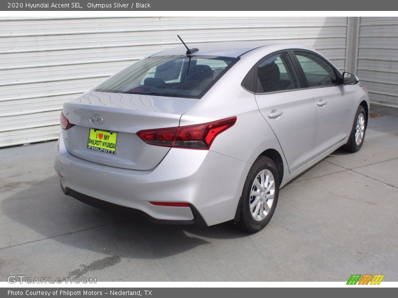 Olympus Silver / Black 2020 Hyundai Accent SEL