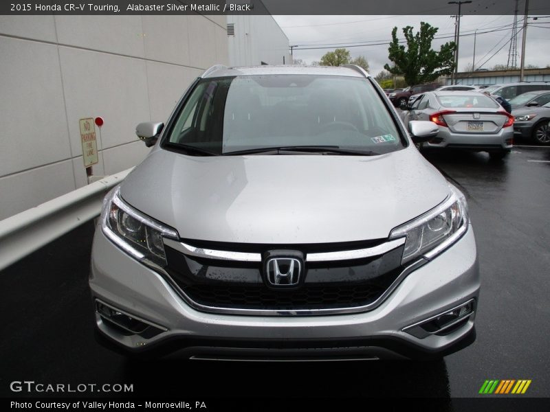 Alabaster Silver Metallic / Black 2015 Honda CR-V Touring