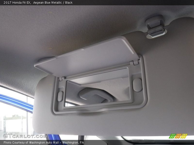 Aegean Blue Metallic / Black 2017 Honda Fit EX