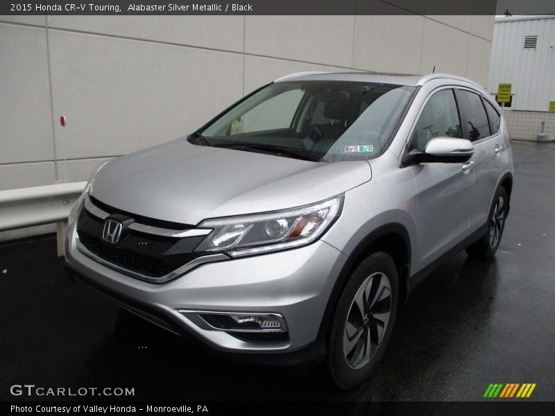 Alabaster Silver Metallic / Black 2015 Honda CR-V Touring