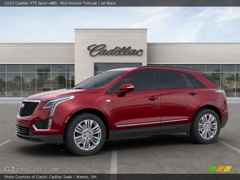 Red Horizon Tintcoat / Jet Black 2020 Cadillac XT5 Sport AWD
