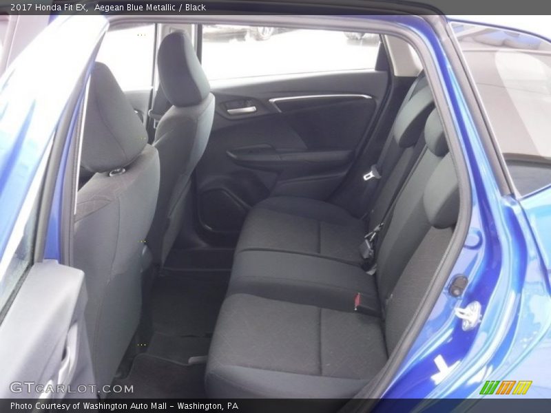Aegean Blue Metallic / Black 2017 Honda Fit EX