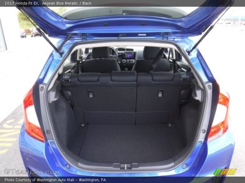 Aegean Blue Metallic / Black 2017 Honda Fit EX