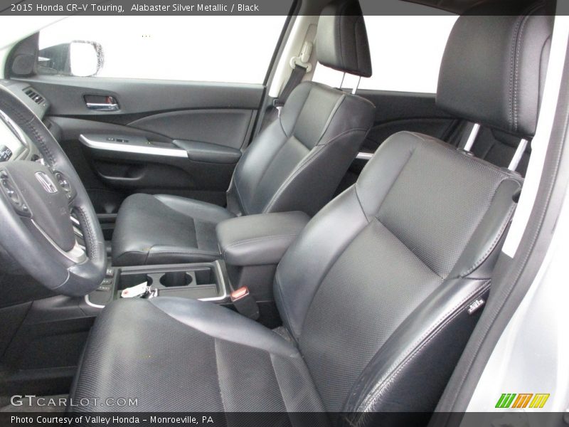 Alabaster Silver Metallic / Black 2015 Honda CR-V Touring