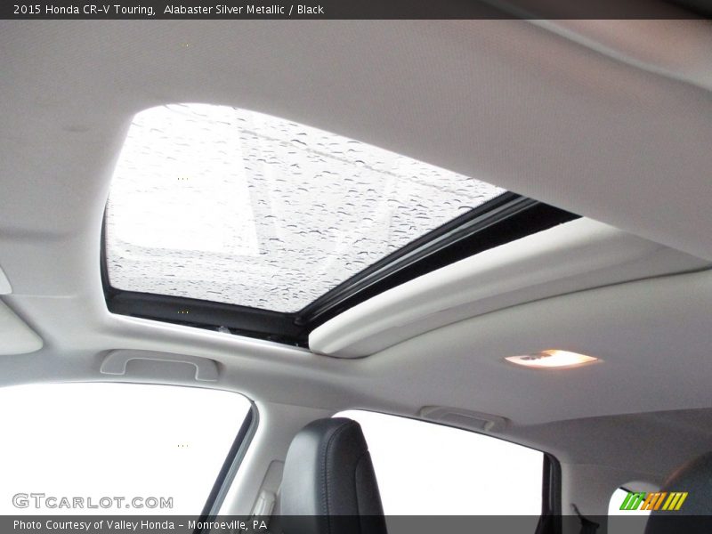 Alabaster Silver Metallic / Black 2015 Honda CR-V Touring