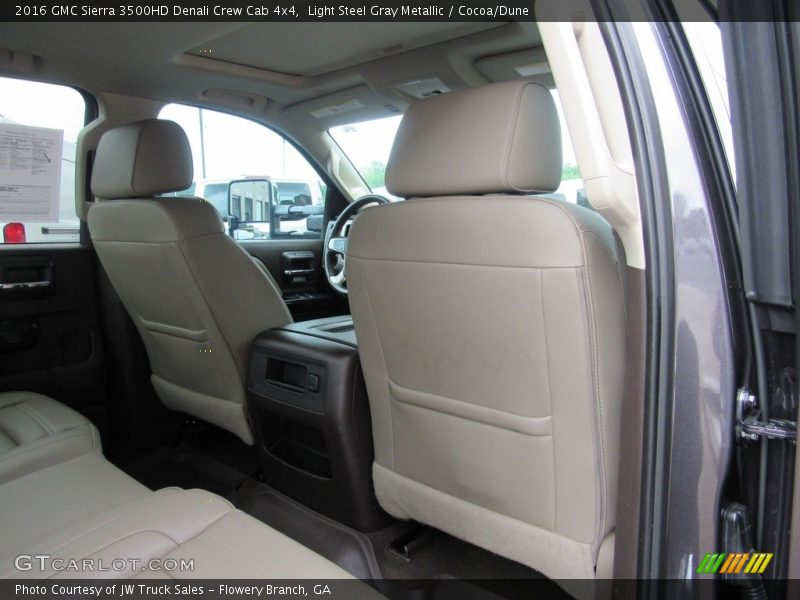 Light Steel Gray Metallic / Cocoa/Dune 2016 GMC Sierra 3500HD Denali Crew Cab 4x4