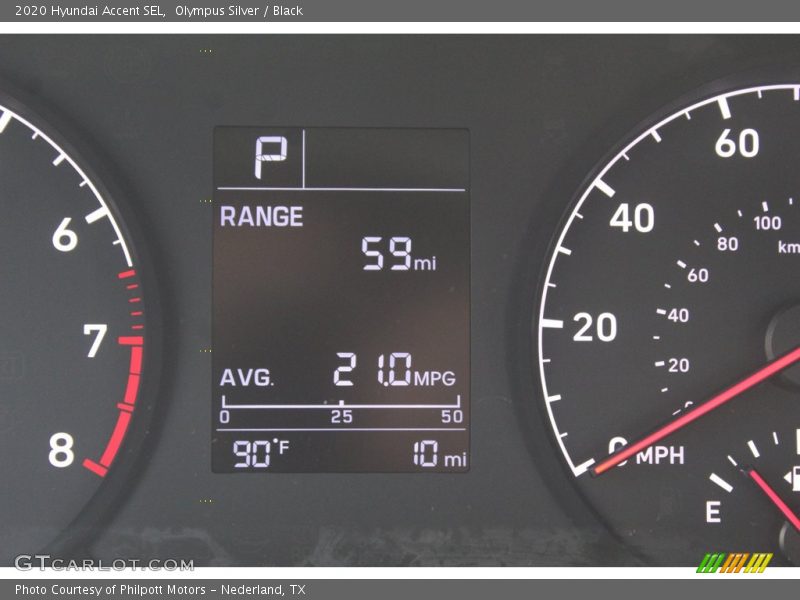 Olympus Silver / Black 2020 Hyundai Accent SEL